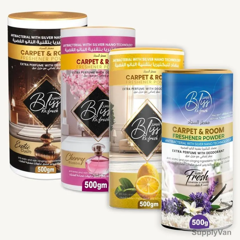 Swish Super Bliss Fresh Carpet and Room Freshener Powder, 500GM, 4 Pcs/Set — image 1