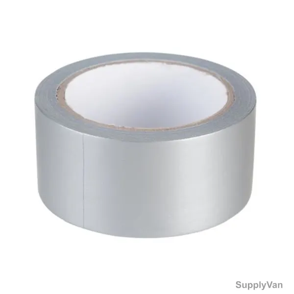 Cloth Tape, 48MM x 25 Mtrs, Polyethylene, Silver