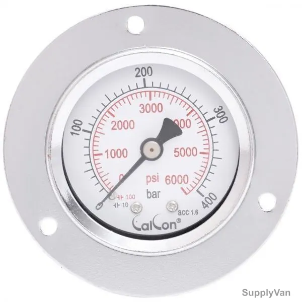 Calcon Pressure Gauge, CC10E, 50MM, 1/8 Inch, BSP, 0-400 Bar