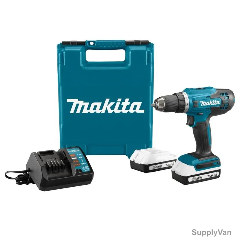 Makita Cordless Drill/Screwdriver, DF488DWAE, Lithium-ion, 18V