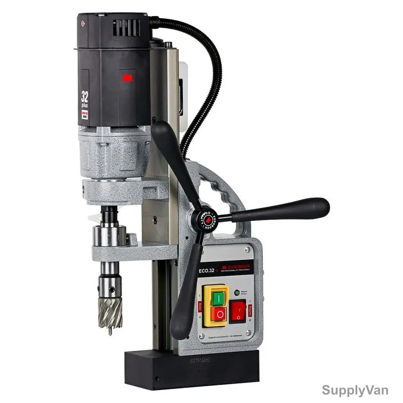 Euroboor Magnetic Drilling Machine, ECO.32+, 1050W, 220-240V, 32MM Cutting Dia — image 1