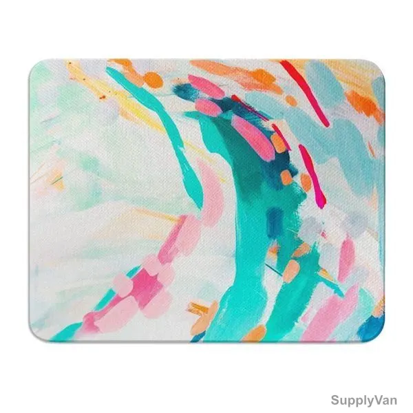 Wackylicious Colors Painting Mouse Pad, 1285-410-95, PU Leather, 18 x 21CM, Multicolor — image 1