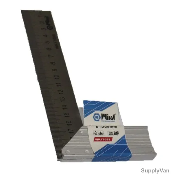 Wika Try Square Scale With Aluminium Handle, WK17055, 8 Inch
