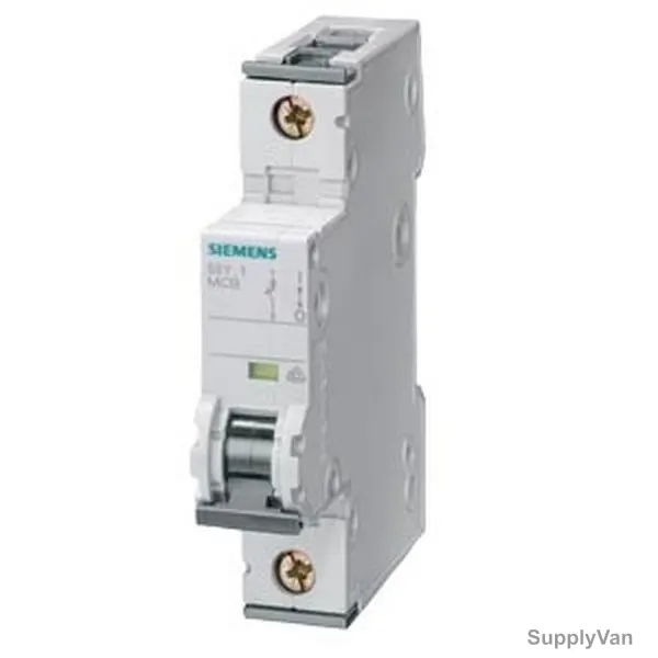 Siemens Miniature Circuit Breaker, 5SY4115-7, 1 Pole, Curve C, 230/400V, 10kA, 1.6A