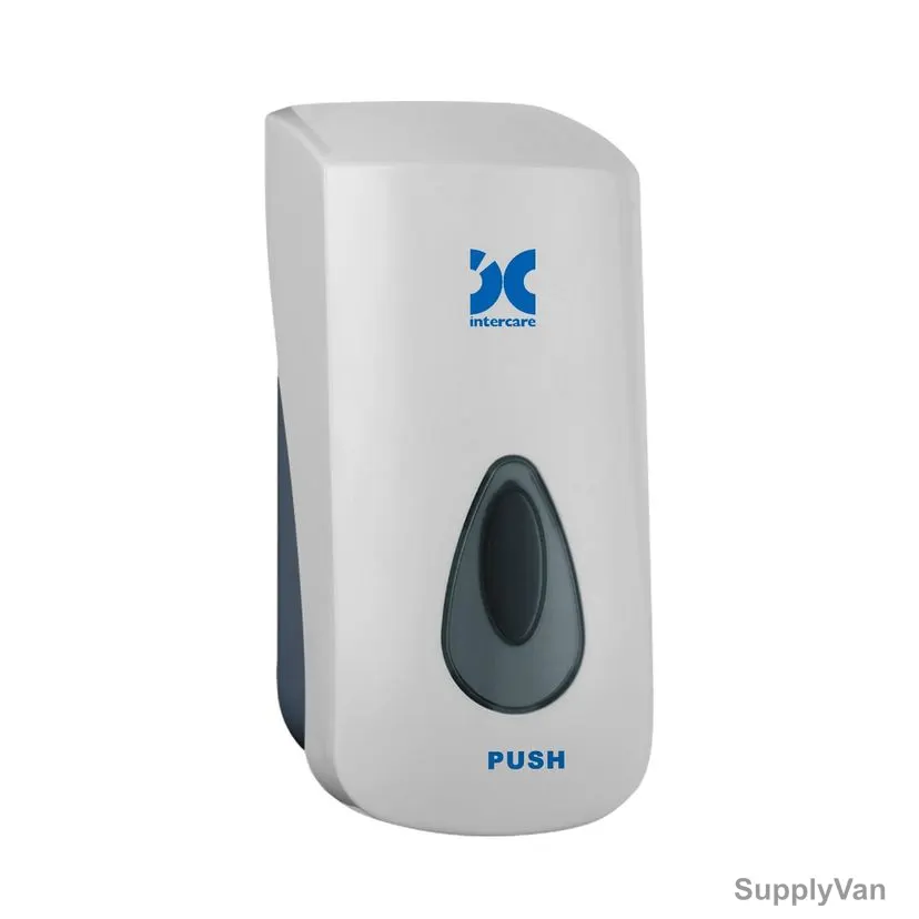 Intercare Manual Foam Soap Dispenser, 1000ML, Silver