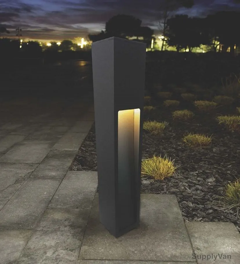 Syv Bollard Light, Pilto, 20W, 45CM, Black