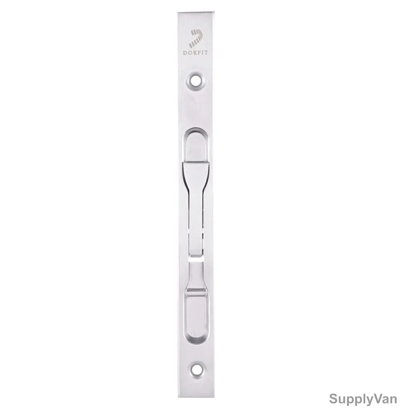 Dorfit Lever Action Flush Bolt, DTDB008-300-SN, Stainless Steel, 19MM Width x 300MM Length, Satin Nickel Finish — image 1