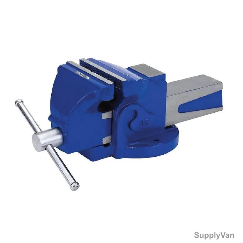 Clarke Bench Vice, BV6C, 6 Inch Jaw Width x 3-1/8 Inch Jaw Depth, 6-1/4 Inch Jaw Opening, Blue