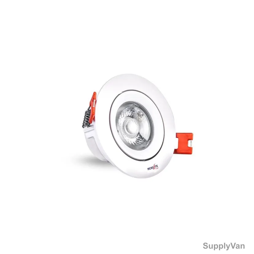Microlite LED Spot Light, M-7W-SMDSPOT-30K, 7W, 3000K, 490 LM, Warm White