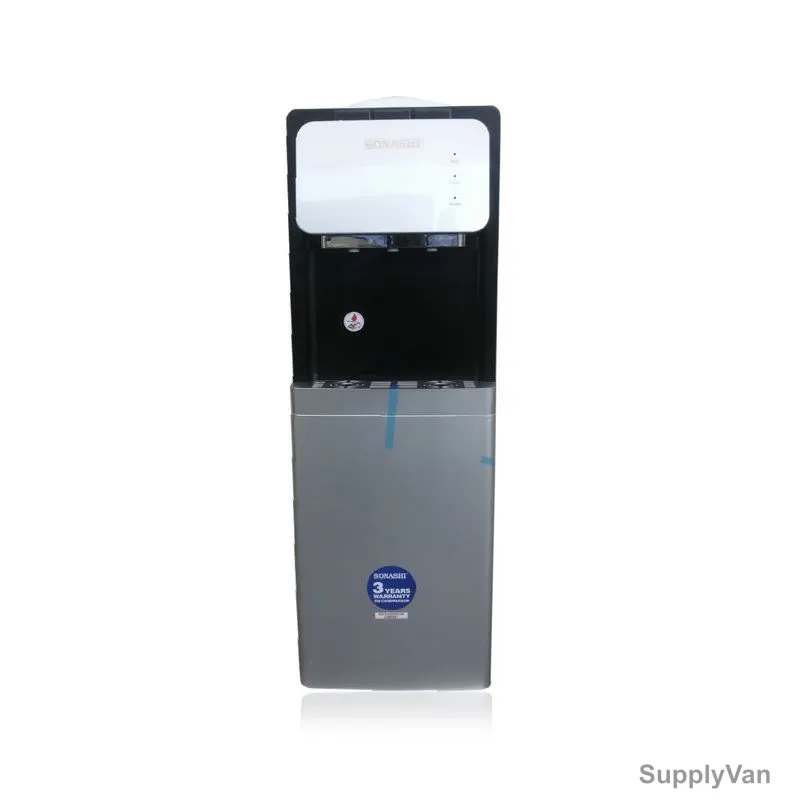 Sonashi 3 Tap Hot/Cold Freestanding Water Dispenser, SWD-53, 550W, Silver — image 1