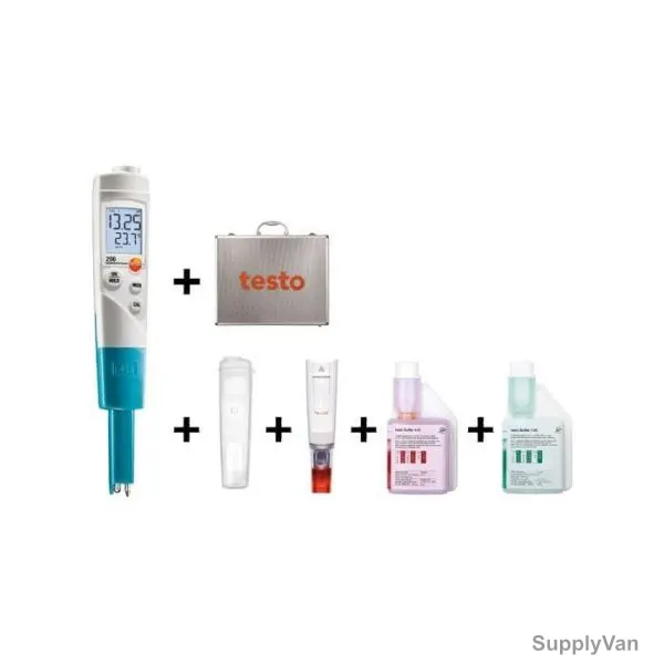 Testo Starter Kit, 206-pH1-Kit, 0 to 14 pH, 7 Pcs/Kit — image 1