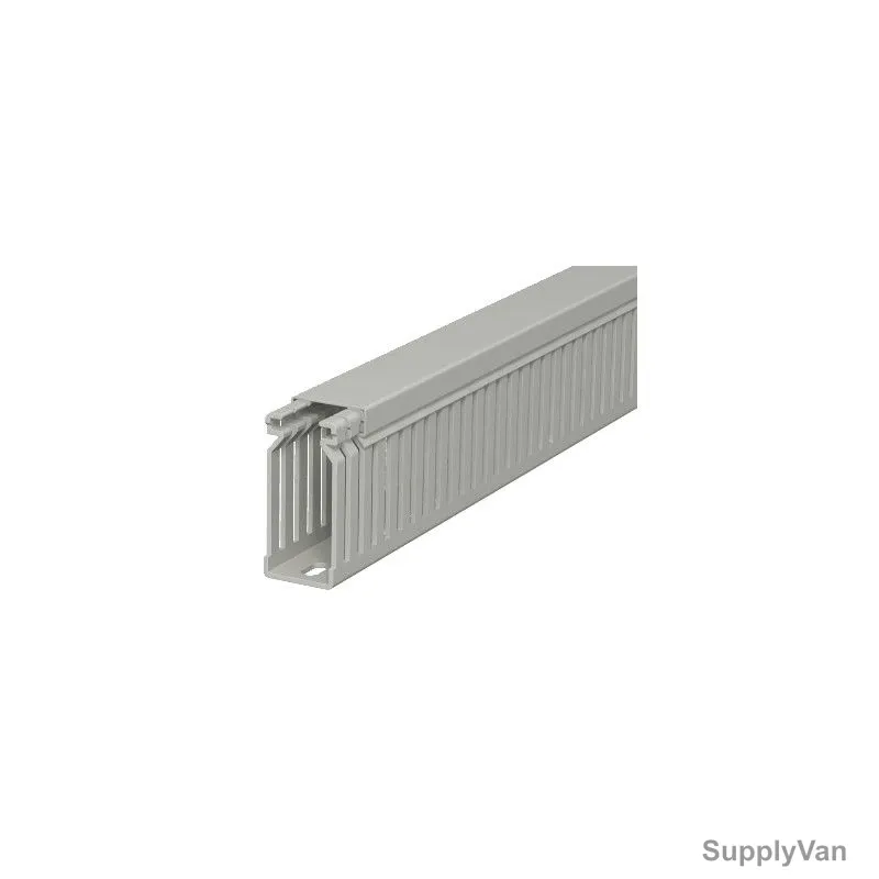 OBO Wire Duct, OBO6178028, PVC, 2 Mtrs, Stone Grey