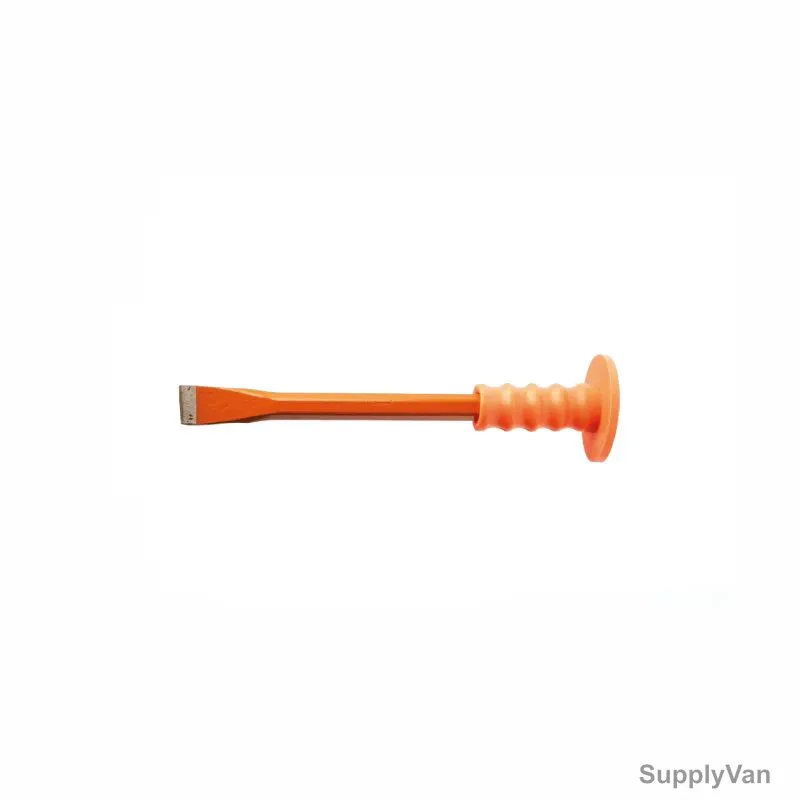Clarke Flat Chisel With Guard, CFG12C, 12 Inch
