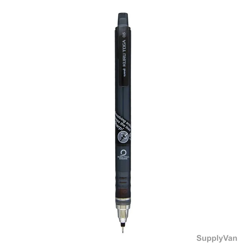 Uni-Ball Kurutoga Mechanical Pencil, M7-450T-GY, 0.7MM Tip Size, Grey, 12 Pcs/Pack