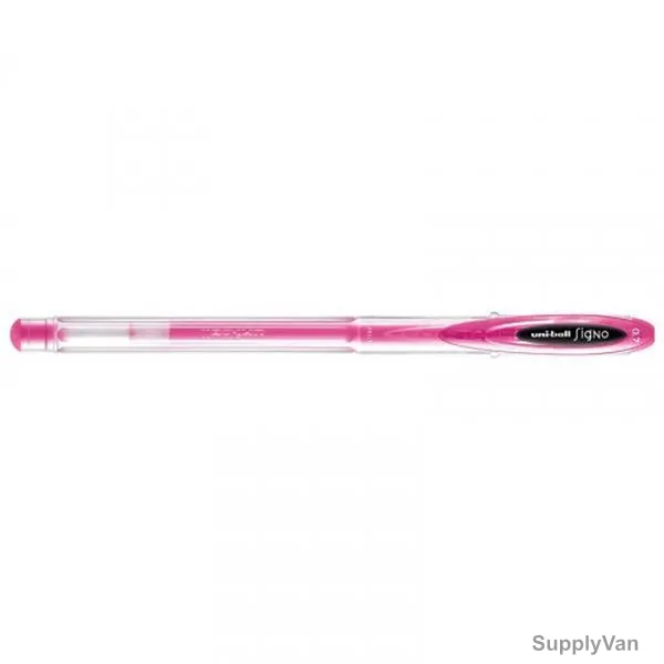 Uni-Ball Ball Point Pen, UM120-PK, Signo, 0.7MM Tip, Pink, 12 Pcs/Pack