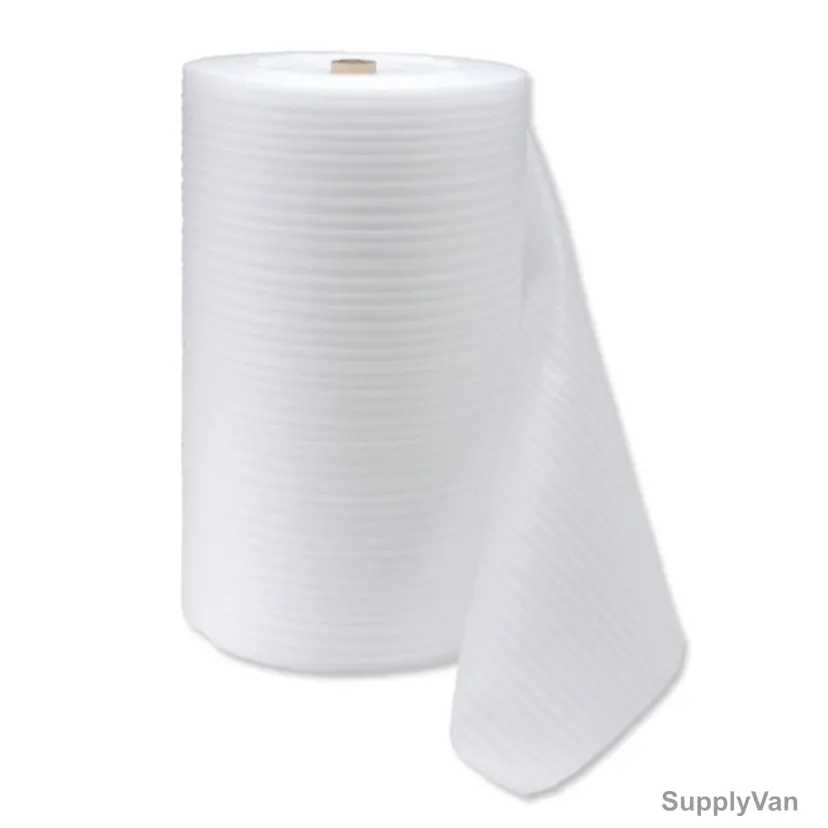 Foam Roll, Polyethylene, 1MM Thk, 1.5 Mtrs Width x 89 Mtrs Length, White