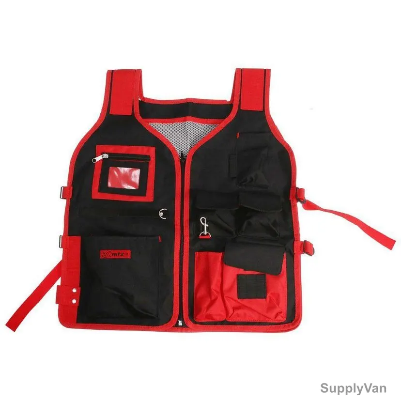 Mtx Hand Tool Vest, 902469, 510 x 600MM, Black/Red — image 1