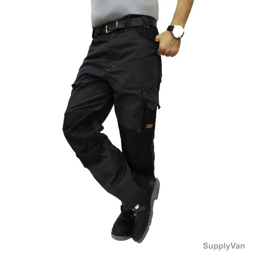 Empiral Cargo Pants, E106782801, Cotton, 2XL, Grey and Black