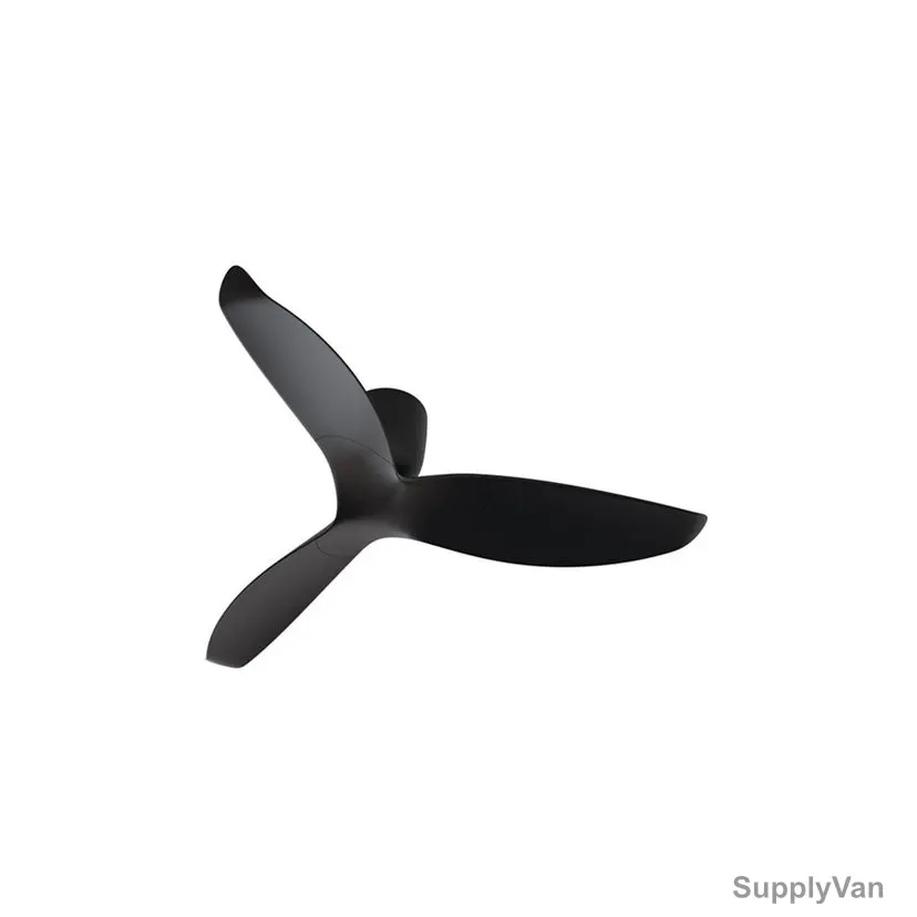 Aeratron Ceiling Fan With Remote, AE360BLK, 3 Blade, 60 Inch, 110-240V, Black — image 1