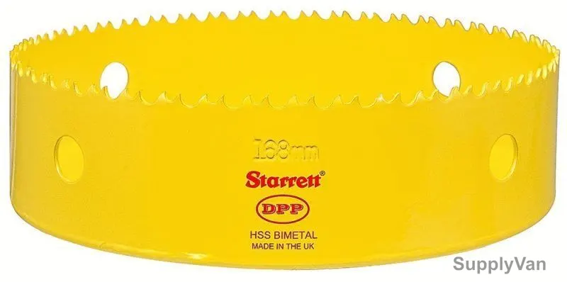 Starrett Dual Pitch Professional Hole Saw, DH168M, 168mm