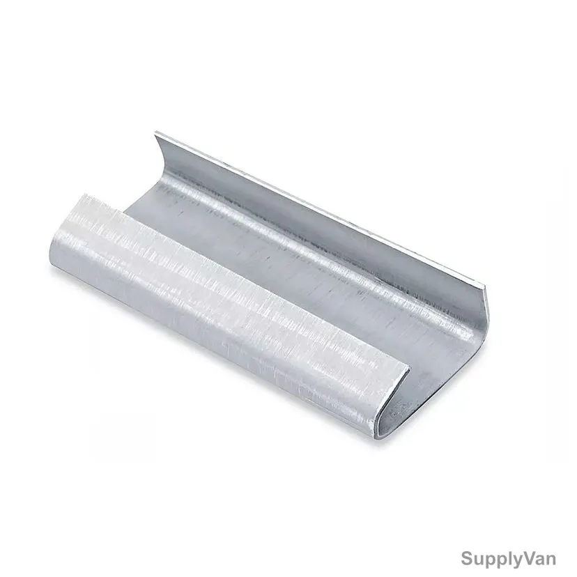 Open Steel Strap Seal, 15MM, Silver, 2000 Pcs/Pack