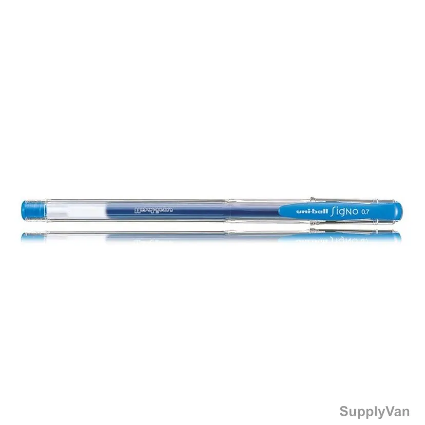 Uni-Ball Roller Ball Pen, UM100, Signo, 0.7MM, Blue, 12 Pcs/Pack