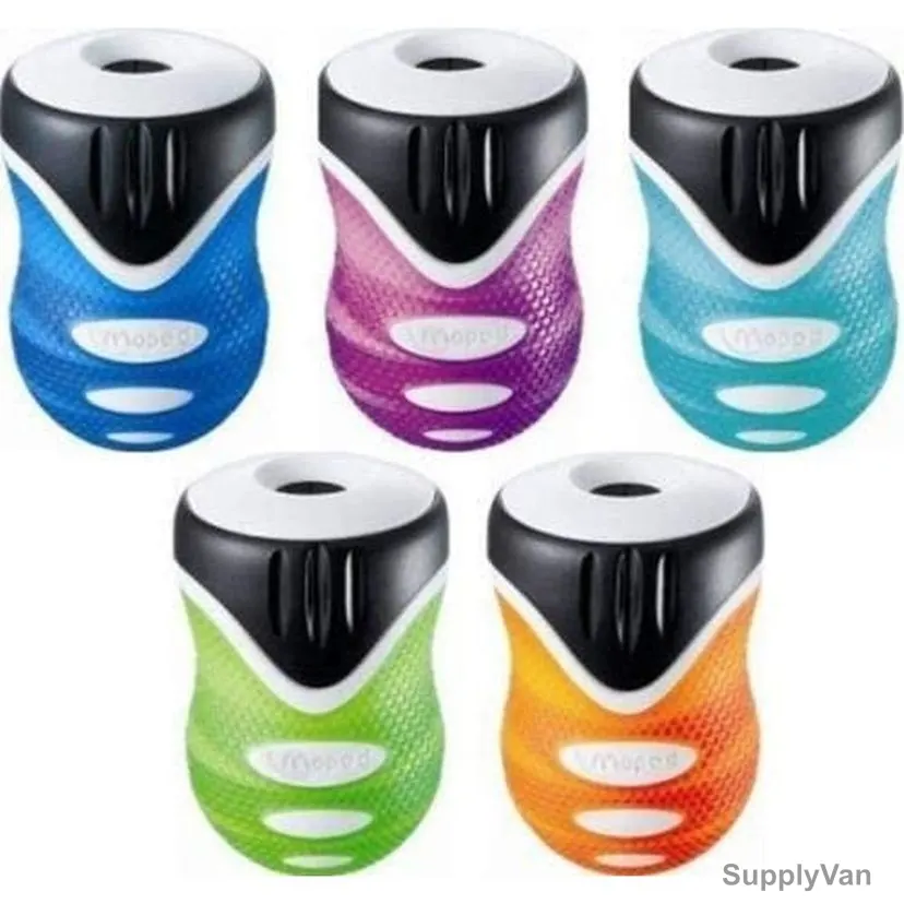 Maped Pencil Sharpener, MD-014111, Plastic, Multicolor, 24 Pcs/Pack