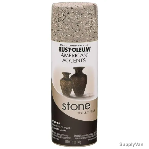 Rust-Oleum Stone Spray Paint, 7995830, AMERICAN ACCENTS, 340G, Pebble
