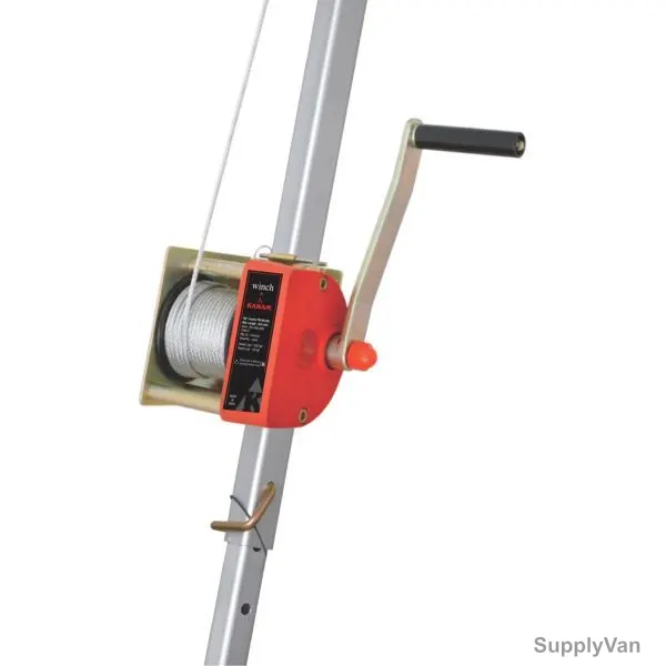Karam Winch, PN801, Galvanized Steel, 20 Mtrs, Silver