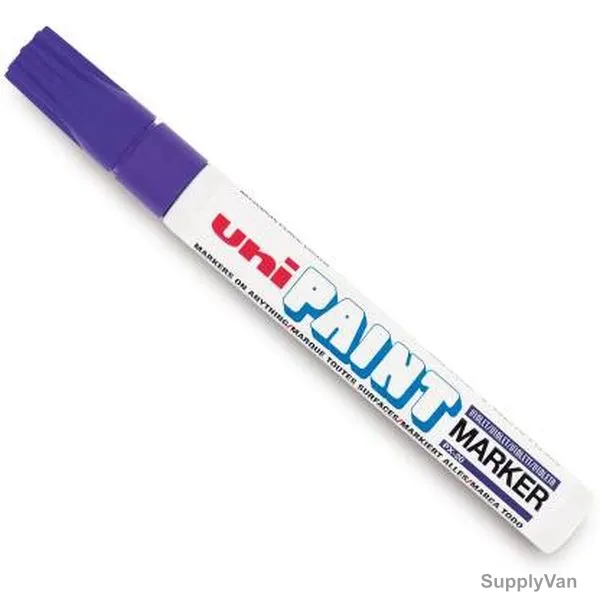 Uni-Ball Bullet Tip Paint Marker, PX20-VT, 2.0MM Tip Size, Violet, 12 Pcs/Pack