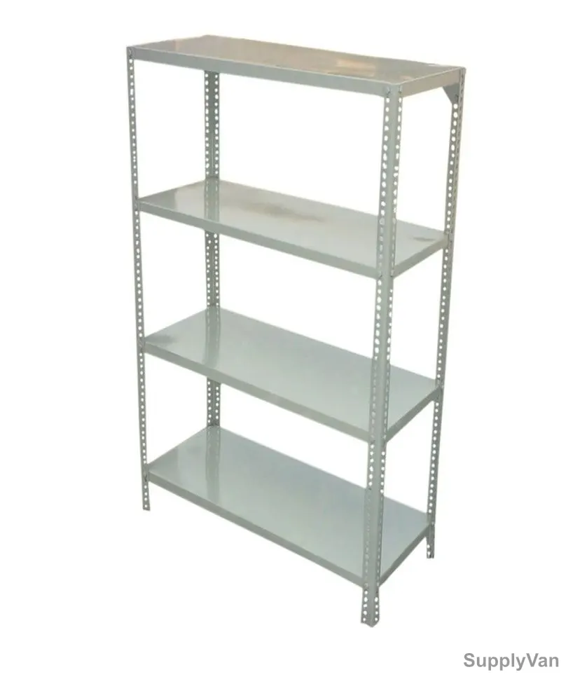 Ast Slotted Angle Shelving, 6 Shelves, 200CM, 80 Kg Capacity