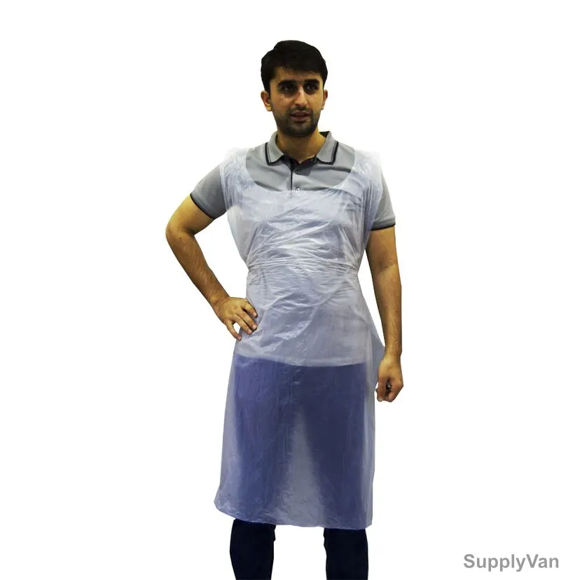 Empiral Disposable Apron, E118492820, Polyethylene, Free Size, Clear, 100 Pcs/Pack — image 1