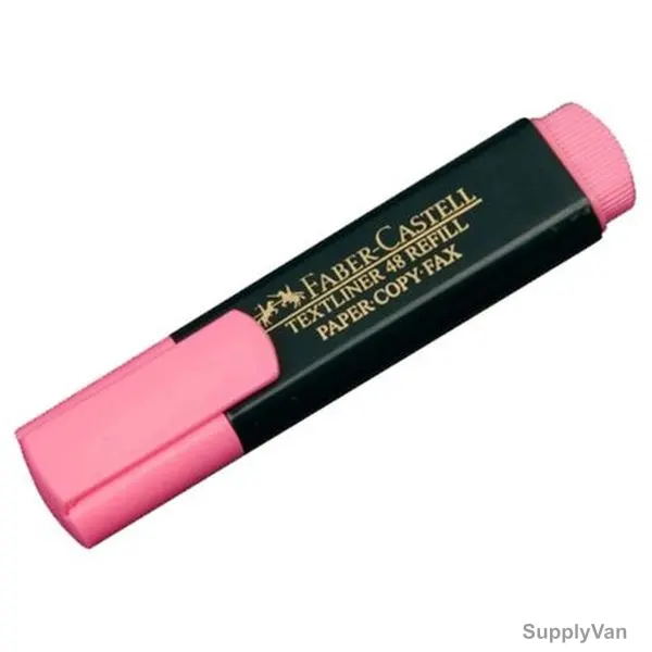 Faber-Castell Textliner Highlighter, 1548, 1-5MM, Classic Pink