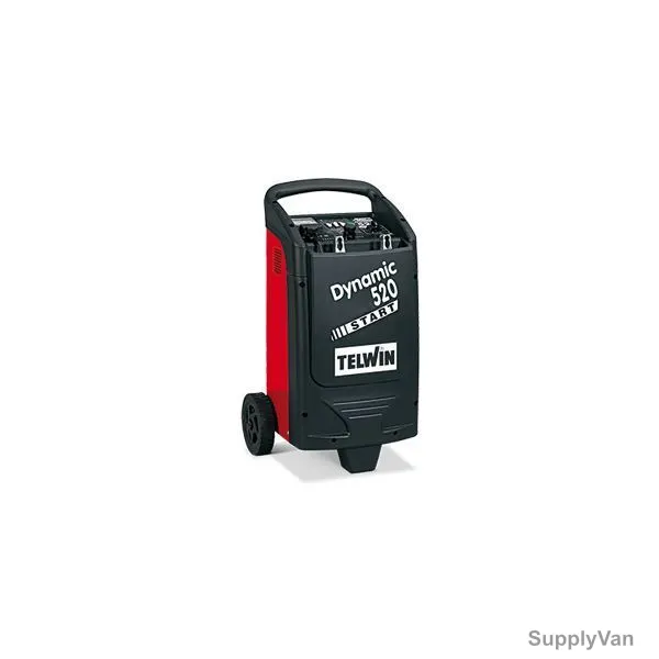 Telwin Dynamic 520 Battery Charger and Starter, 829383, 230V, 12-24V