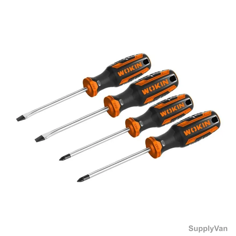 Wokin Industrial Screwdriver Set, SHGT-W-200804, 4 Pcs/Set