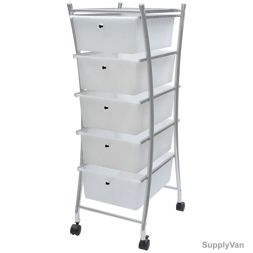 Edifice Storage Cart, 7167, White Colour, Plastic — image 1