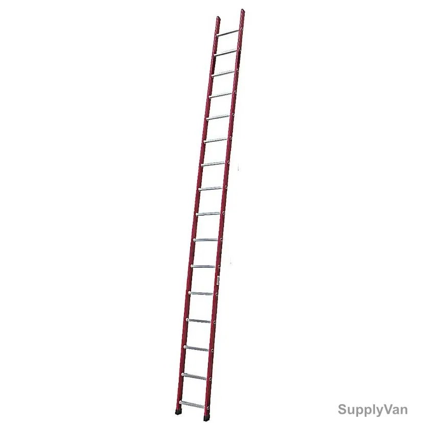 Unique Straight Ladder, USFGSL-16, Fiberglass, 16 Steps, 4.95 Mtrs