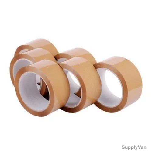 Bopp Tape, 50 Micron Thk, 48MM Width x 90 Yards Length, Brown, 36 Pcs/Pack