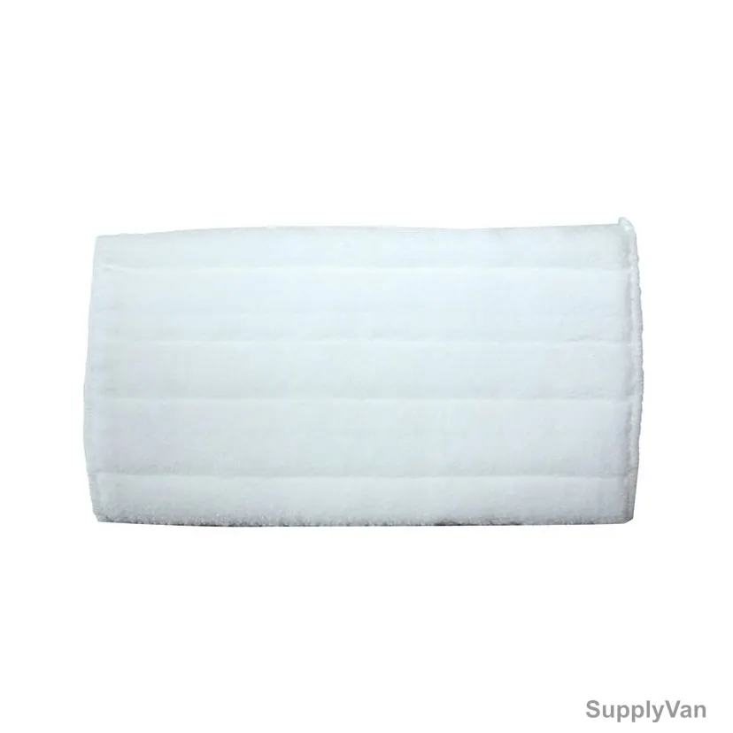 Ipc Zebry Pad, 10158-TESS00316, Microfiber, White, Hook and Loop