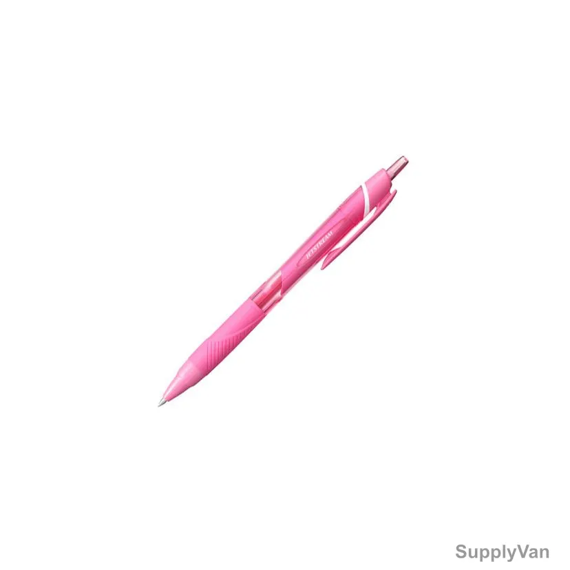 Uni-Ball Colours Retractable Ball Point Pen, SXN150C-PK, Jetstream, 1.0MM Tip, Pink, 12 Pcs/Pack