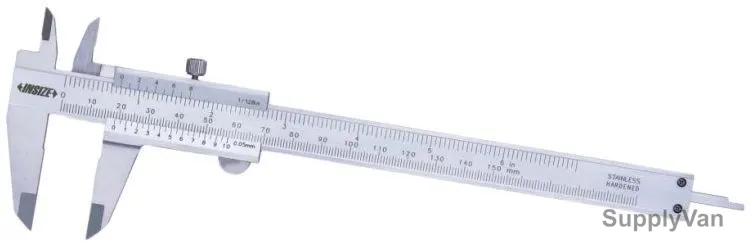 Insize Vernier Caliper, ISZ-1205-150S, 0-150MM, Silver — image 1