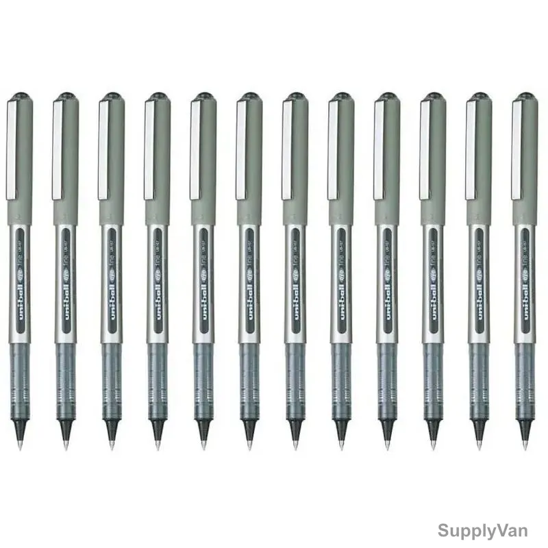 Uni-Ball Eye Fine Roller Gel Pen, UB157, 0.7MM, Black, 12 Pcs/Pack
