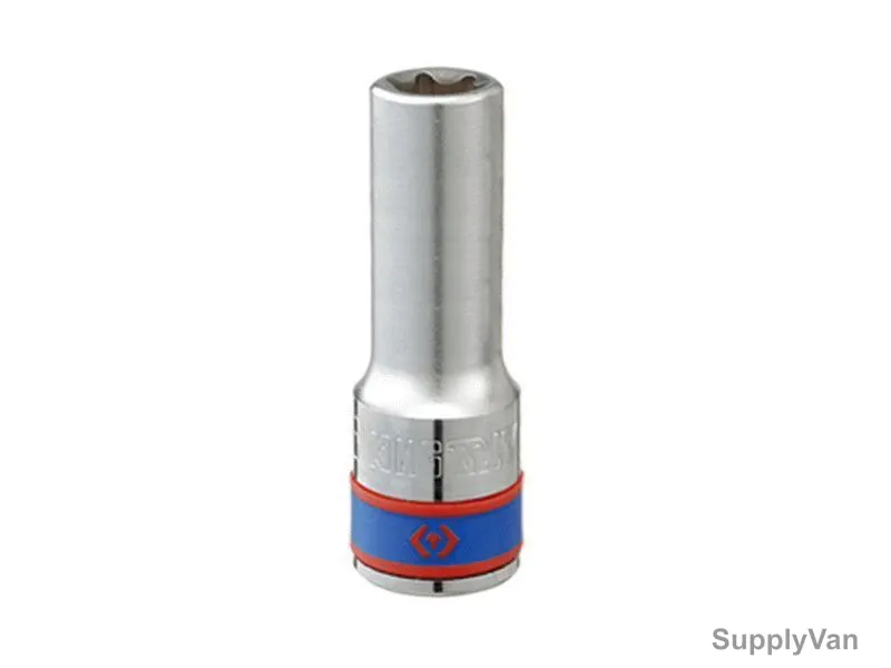 Kingtony Deep Star Socket for Torx External Screws, 427514M, E14