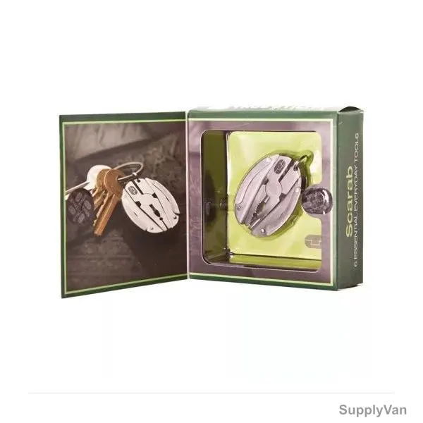 True Utility Multi Tool Scarab Gift Box, TU-204G, Silver — image 1