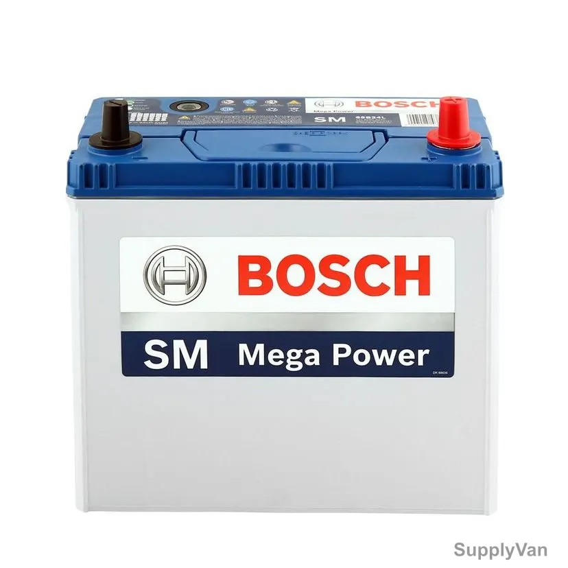 Bosch SM Mega Power Car Battery, 0092S40510, 55D23R, 12V, 60Ah, 500A
