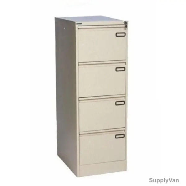 Rexel Vertical Filing Cabinet, RXL304ST-BE, Steel, 4 Drawers, 1320 x 465MM, Beige
