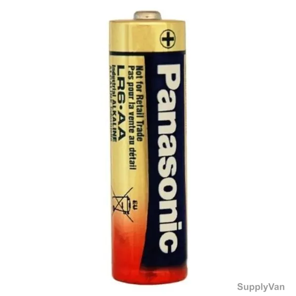 Panasonic Alkaline Battery, LR6-AA, 1.5V, 2 Pcs/Pack — image 1