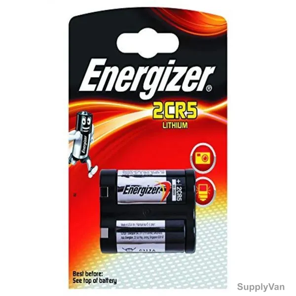 Energizer Lithium Battery, 2CR5, 1500mAh, 6V — image 1
