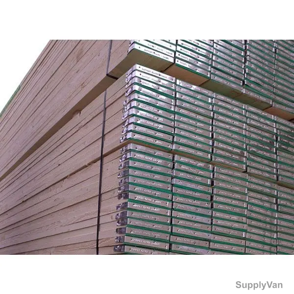 Scaffolding Wooden Board With End Band, 38MM Thk, 225MM Width x 3 Mtrs Length