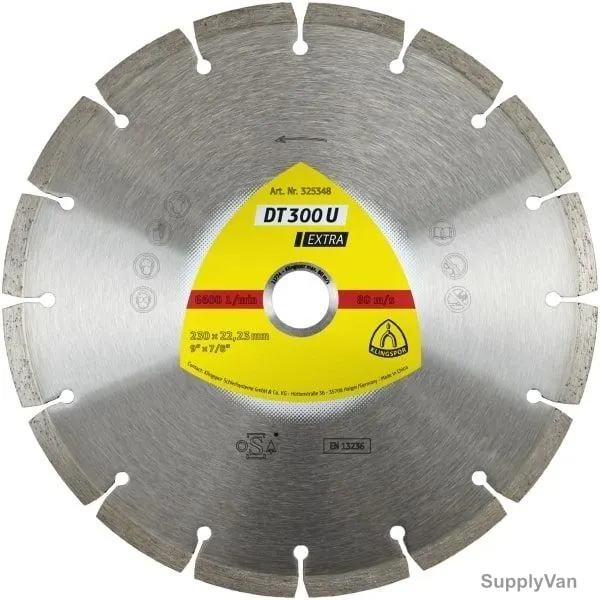 Klingspor Diamond Cutting Blade, DT300U, Extra, 115MM